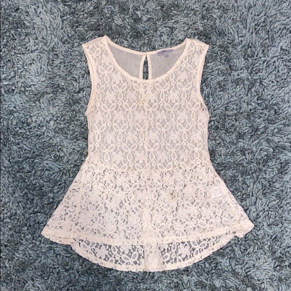 Charlotte Russe Lace Dress Top